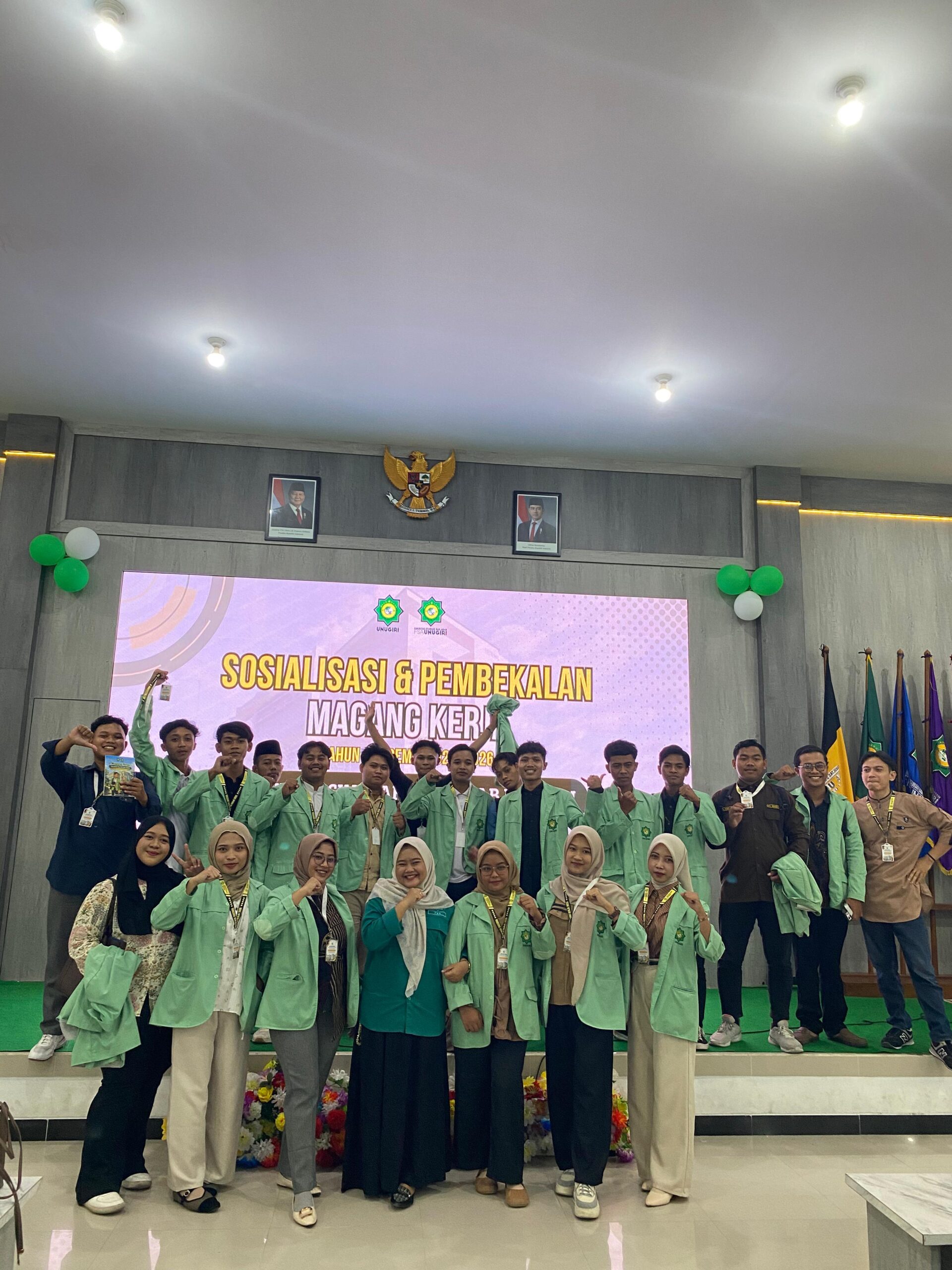 Siapkan Mahasiswa Terjun ke Dunia Kerja : Fakultas Syari’ah dan Adab UNUGIRI Gelar Pembekalan Magang Untuk Prodi HES, HKI dan BSA