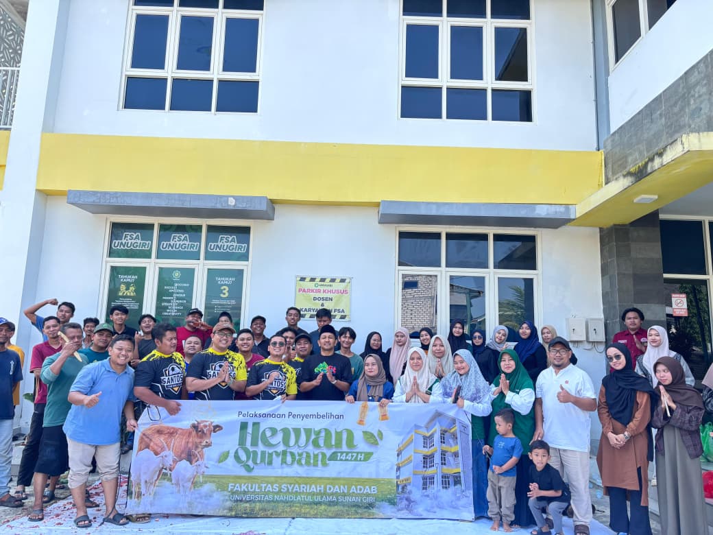 Rayakan Idul Adha 1447 H, Civitas HKI dan Fakultas Syariah dan Adab Gelar Qurban dan Kebersamaan